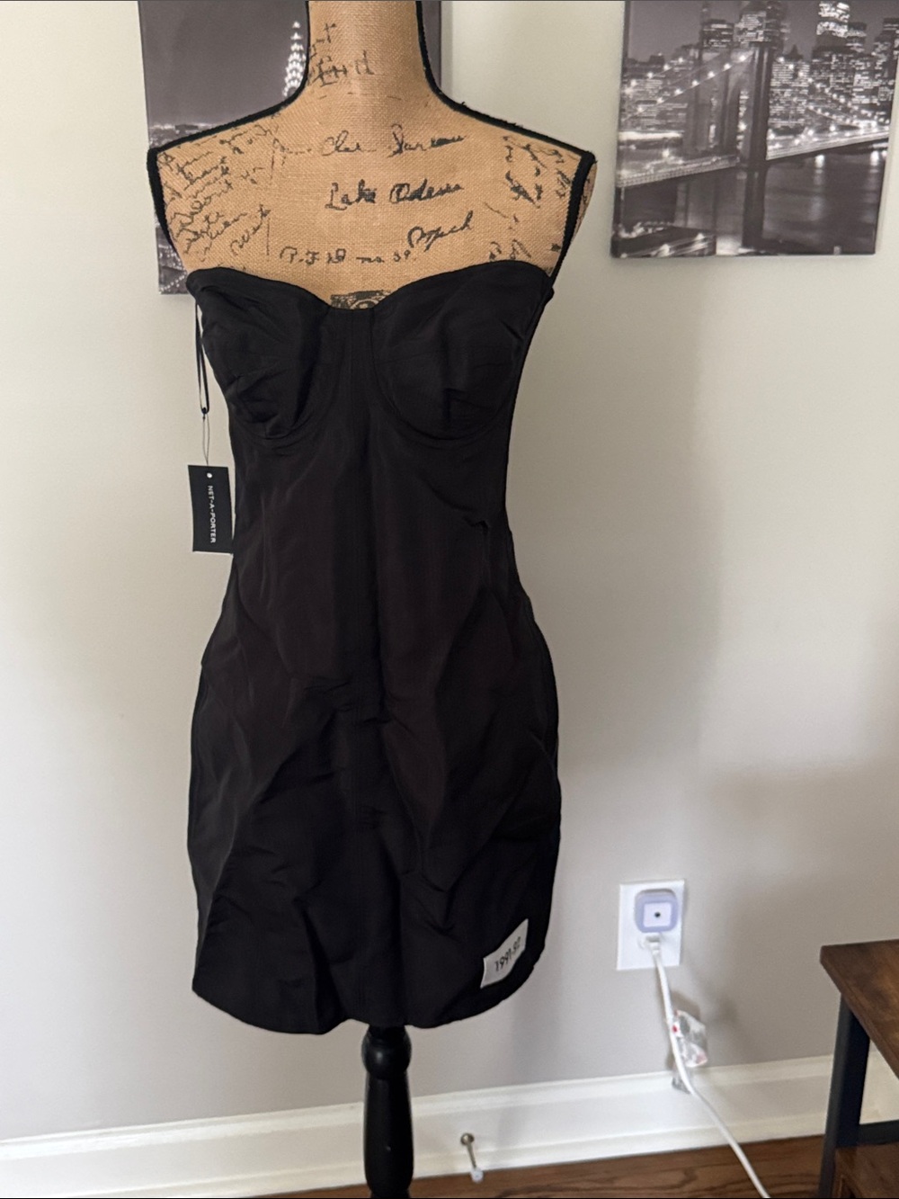 Dolce & Gabbana Strapless Black Mini Dress